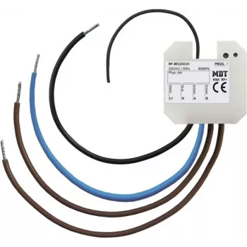MDT RF-BE2230.01 KNX RF+ spiedpogas interfeiss 2-virzienu UP 230V maiņstrāva (RF-BE2230.01)