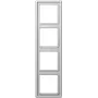 JUNG LS 984 LG. Produktfarbe: Grau, Markenkompatibilität: JUNG, Material: Duroplast. Breite: 81 mm, Höhe: 294 mm (LS984LG)