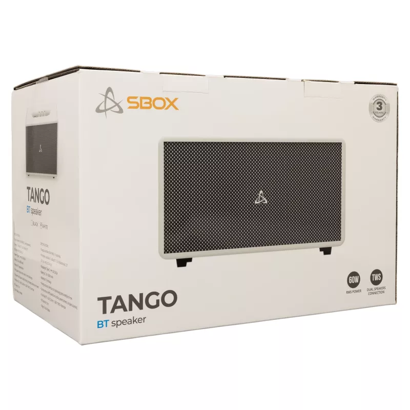 Pārnēsājams skaļrunis Sbox BT-60 Tango balta