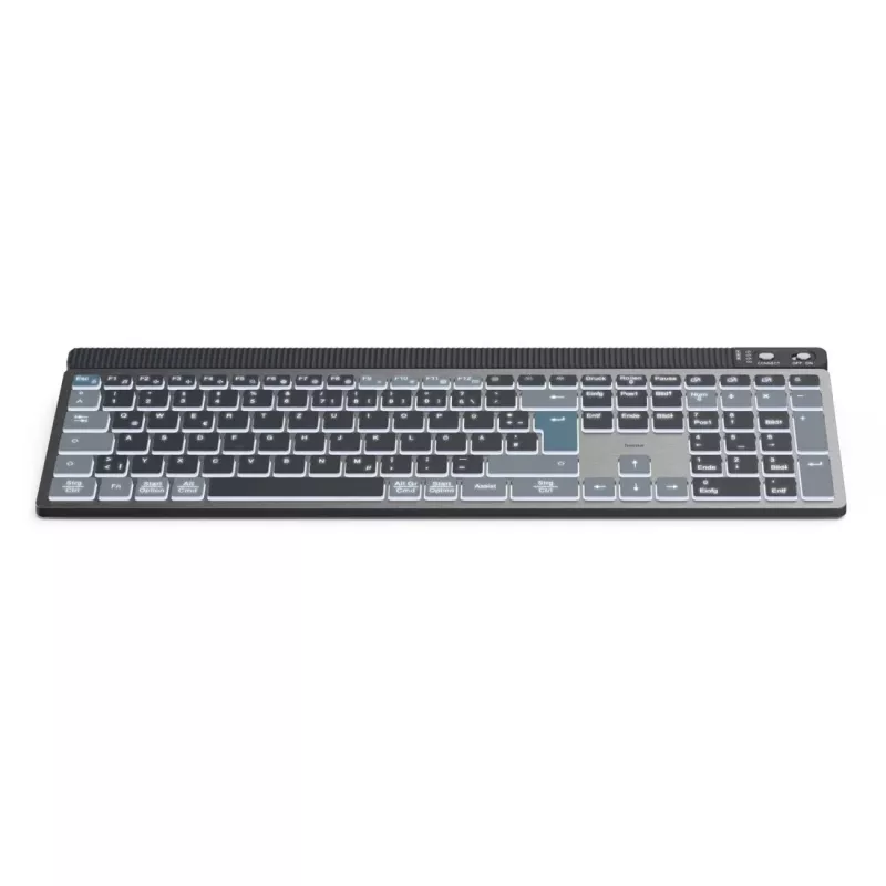 Hama WK-750 daudzierīču tastatūra melna