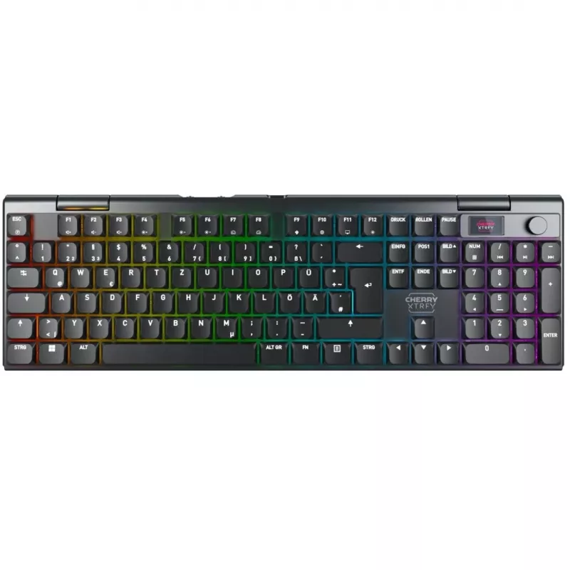 Spēļu tastatūra CHERRY XTRFY MX 10.1 Wireless USB RF Bluetooth QWERTZ Melna