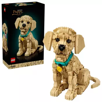 LEGO ICONS 11384 Zelta retrīvera kucēns