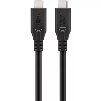 Goobay 74192 USB kabelis melns