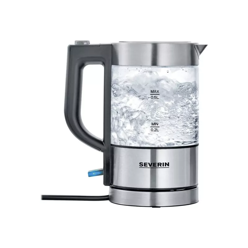 Severin WK 3472 Elektriskā tējkanna 0,5 L Sudraba 1100 W (WK3472)
