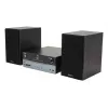 Mājas audio mikrosistēma Aiwa MSBTU-700DAB — 25W RMS, DAB+/FM, Bluetooth 10m, teknes CD, LED displejs, melna/Arktikas zila