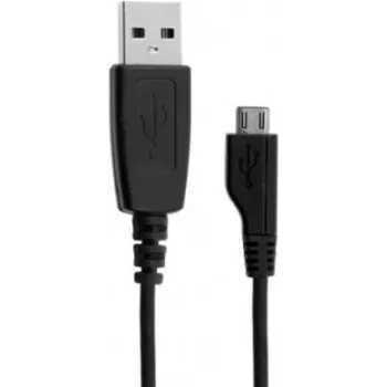 Samsung ECC1DU0BBK Micro-USB datu kabelis 0.8m melns bulk (ECC1DU0BBK)