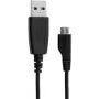 Samsung ECC1DU0BBK Micro-USB datu kabelis 0.8m melns bulk (ECC1DU0BBK)