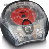 Portatīvs radio CD atskaņotājs Lenco SCD-24TR — FM, 4 W izejas jauda, LCD, teleskopiskā antena, maiņstrāva/līdzstrāva, 6×C baterijas