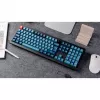 V6 Max, Gaming Keyboard melns/zili pelēks, DE izkārtojums, Gateron Jupiter Red, Hot-Swap, RGB