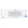 Mehāniskā spēļu tastatūra White Shark Wakizashi WAKIZASHI-2-US-W-BLUE — ASV izkārtojums, zilie slēdži