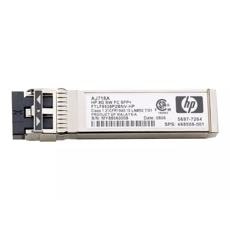 Uztvērēja modulis HPE 8Gb Short Wave Fibre Channel SFP+