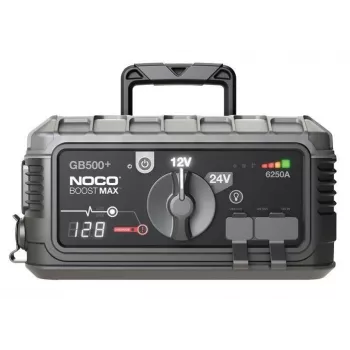 Akumulatora starteris NOCO GB500 6250A 12V/24V, portatīvs akumulatora pastiprinātājs automobiļiem un komerctransportam