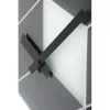 NeXtime klok 8171 Cubic, 43.5x37 cm, pie sienas stiprināms, Melns/ Balts/ Pelēks