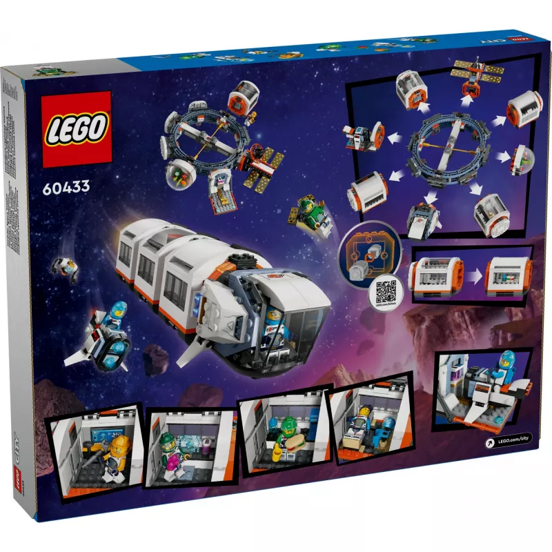 LEGO CITY 60433 MODULĀRA KOSMOSA STACIJA