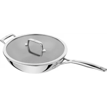 Wok panna ZWILLING Peak 30 cm, 18/10 nerūsējošais tērauds, piemērota indukcijai