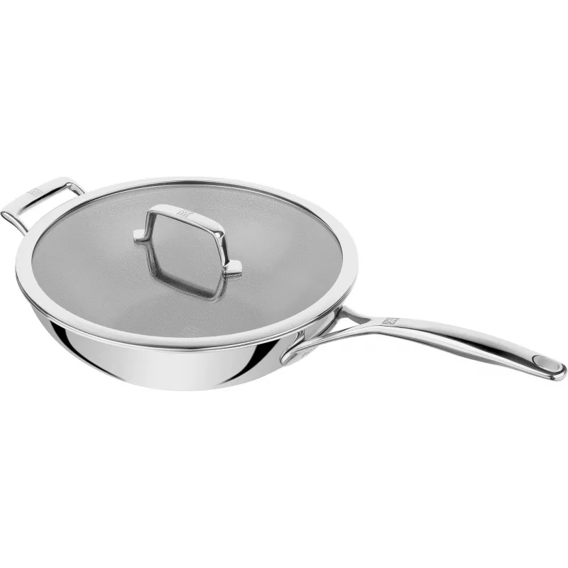 Wok panna ZWILLING Peak 30 cm, 18/10 nerūsējošais tērauds, piemērota indukcijai