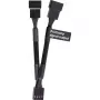 PWM ventilatora Y-kabelis THERMALTAKE Tt Mod AC-060-CO1OTN-F1 4-pin, 3 gab.