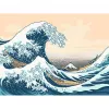 Gleznošanas komplekts Ravensburger CreArt ART Collection The Great Wave Hokusai 23690 — krāsošanas pēc numuriem mākslas komplekts