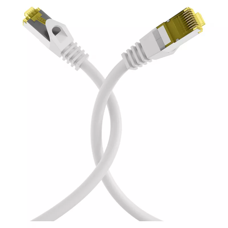 EFB-Elektronik RJ45 komutācijas kabelis Cat.6A S/FTP LSZHCat.7 tukšais kabelis balts 0,15 m ražotājs: EFB Elektronik (MK7001.0,15W)