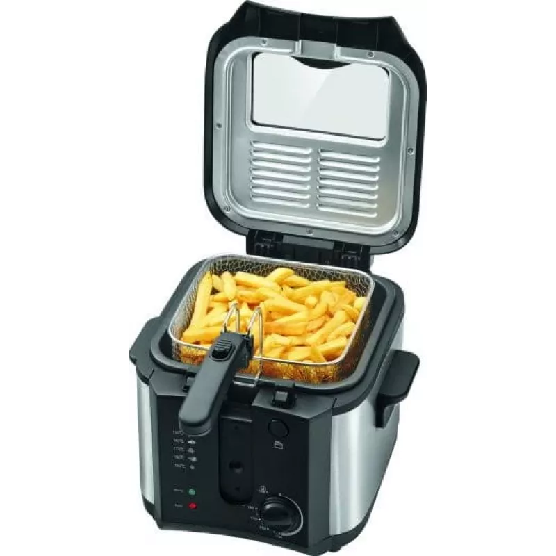 Fritieris Clatronic FR 3649 Viens 2,5 L 1600 W Melns