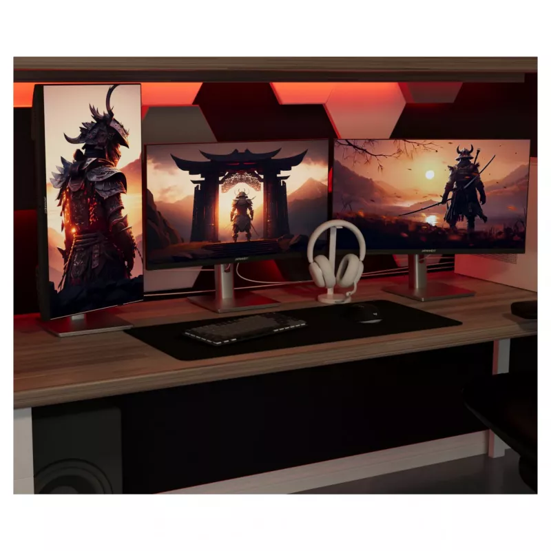 JAPANNEXT JN-I270FHD200F-HSP datora monitors 68,6 cm (27 collas) 1920 x 1080 pikseļi Full HD LED Sudraba
