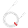 CANYON kabelis AC18SC A-C 18W 1,2m Balts