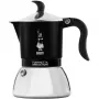Indukcijas kafijas pagatavotājs BIALETTI FIAMMETTA 2 tases, melns