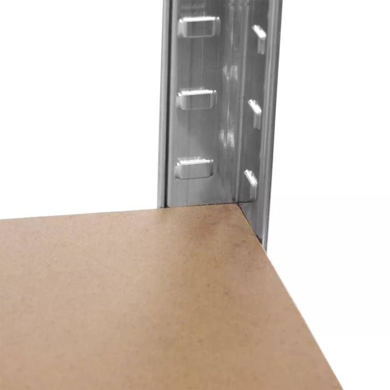Plaukts GreenBlue GB378, cinkots metāls, 5 plaukti, cinkots tērauds, 900×400 mm, max 75 kg uz plauktu