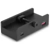 DeLOCK 64284 USB centrmezgls Type-A 5000 Mbit/s melns
