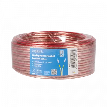 LogiLink CA1079 10m caurspīdīgs audio kabelis (CA1079)
