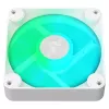 APNX FP1-120 WH 120mm ARGB PWM korpusa ventilators - Balts