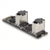 DeLOCK pārveidotājs M.2 2280 Key B+M vīrišķais uz 8 x SATA