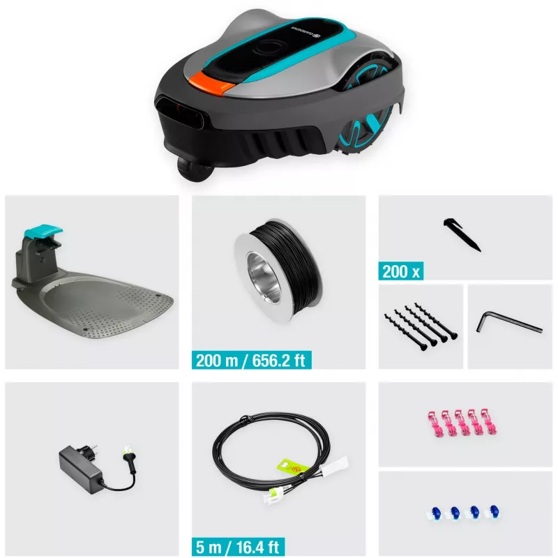 Robotic lawn mower Gardena SILENO city