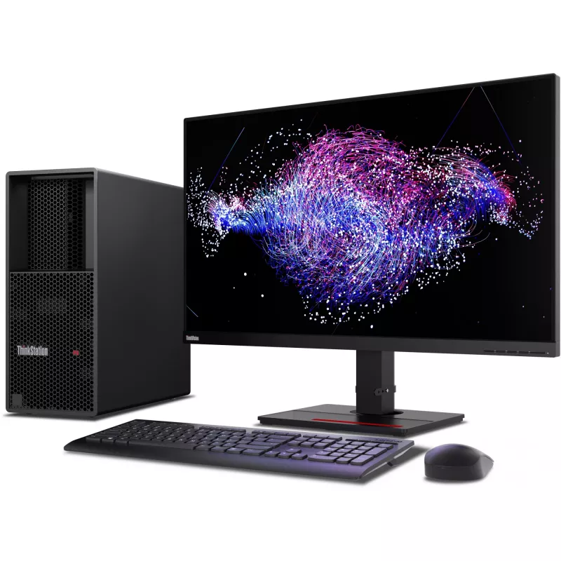Lenovo ThinkStation P3 Tower Gen 2 Intel Core Ultra 5 245K 32 GB DDR5-SDRAM 512 GB SSD Windows 11 Pro darbstacija Melna