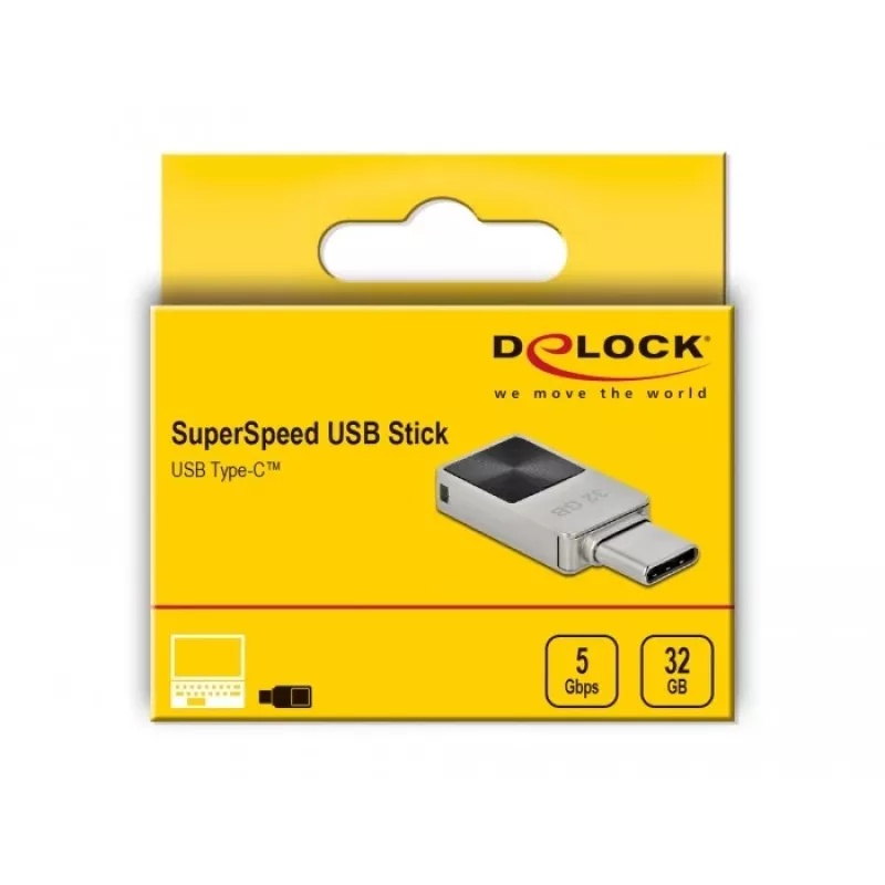 USB zibatmiņa DeLOCK 32 GB USB-C Mini Memory Stick