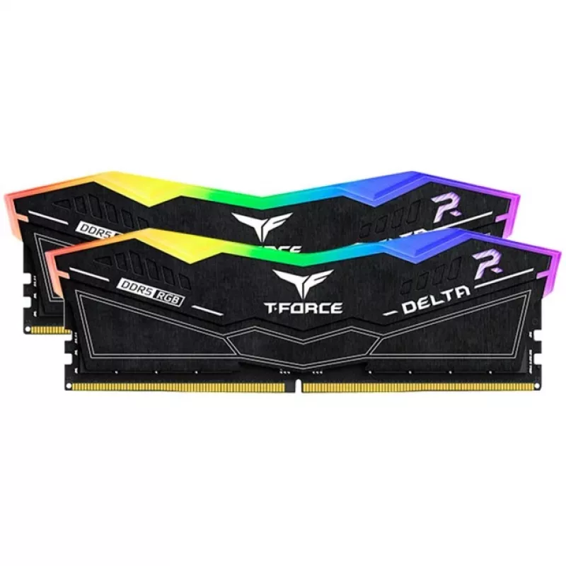 DIMM 64 GB DDR5-6000 (2x 32 GB) Dual-Kit, atmiņa melna, FF3D564G6000HC38ADC01, Delta RGB, INTEL XMP