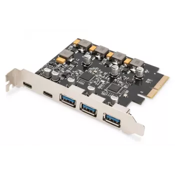 PCIe karte Digitus 2x USB-C 3x USB A