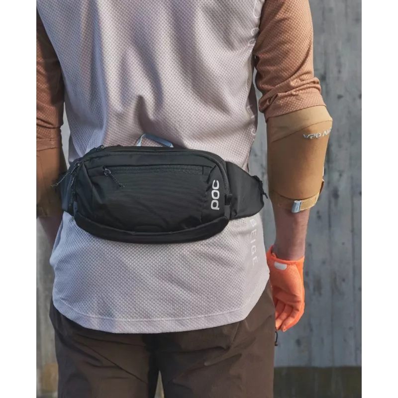 Jostas soma POC Lamina Hip Pack, 2 L, melna (Uranium Melns), unisex