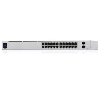 Ubiquiti UniFi 24 portu PoE pārvaldāms L2/L3 Gigabit Ethernet (10/100/1000) Power over Ethernet (PoE) 1U sudraba