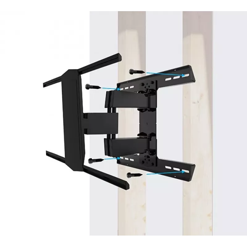 Sienas stiprinājums B-TECH BT8227/B 600x400 75 collu televizoram, maks. slodze 50 kg