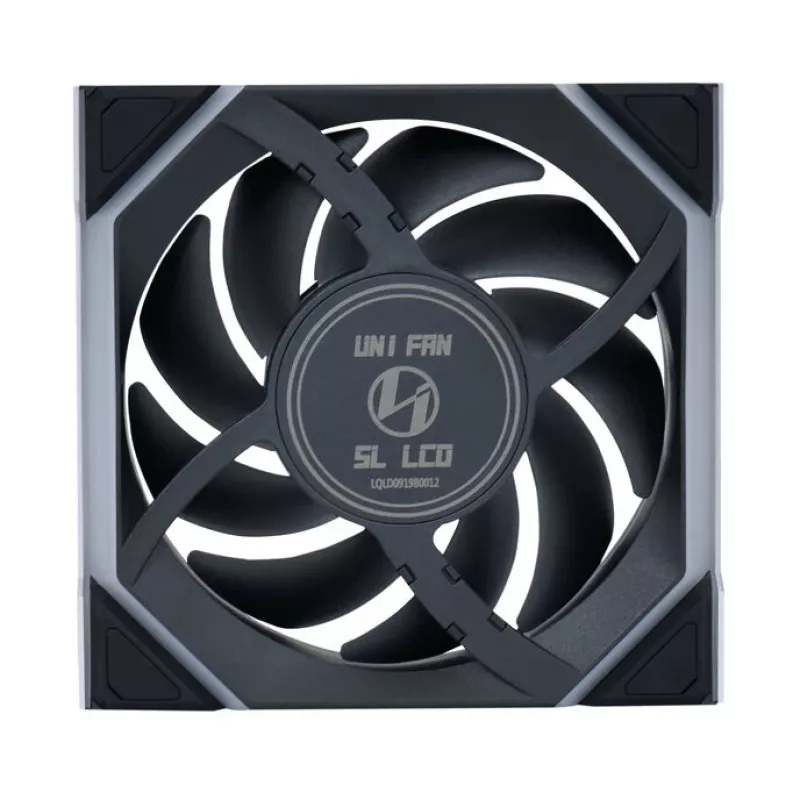LIAN LI UNI FAN SL Wireless LCD 120 12 cm melns 31 dB 51.45 cfm