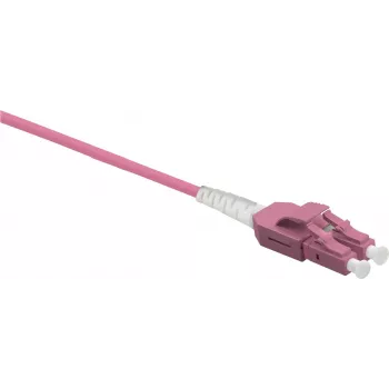 Tīkla kabelis Helos LWL komutācijas kabelis Uniboot LC/LC Duplex 50/125µm OM4 1,0m melns