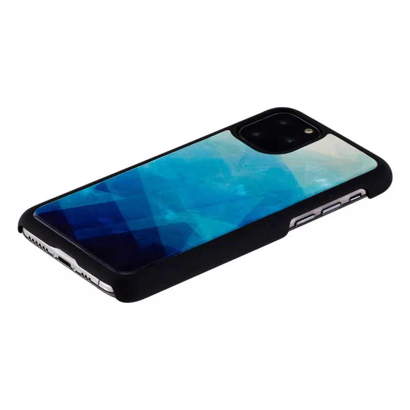 Aizsargājošs viedtālruņa maciņš iKins iPhone 11 Pro — zila ezera un melna krāsu kombinācija