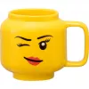 Keramikas krūze room copenhagen Winking Girl maza dzeltena 40460803, 250–350 ml