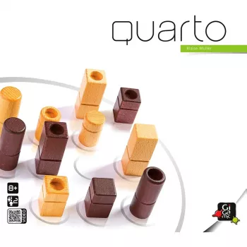 Galda spēle G3 Quarto (stratēģija) — spēles laiks 20 min, vecums 8+