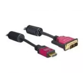 HDMI - DVI kabelis DeLOCK 84343 3,0 m vīrišķais / vīrišķais