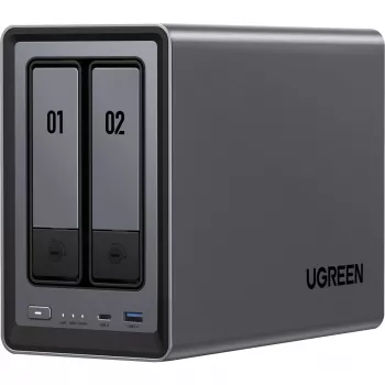 DXP2800 + 2x 4 TB Seagate IronWolf HDD komplekts, NAS