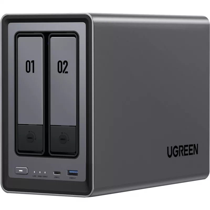 DXP2800 + 2x 4 TB Seagate IronWolf HDD komplekts, NAS