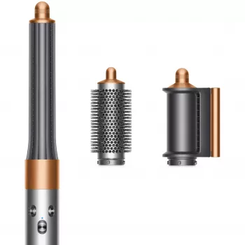 Multistyler Dyson Airwrap Origin Warm Copper Nickel — multistyler, 1300 W, 3 siltuma/ātruma iestatījumi, 360° pamatne, 2,675 m vads