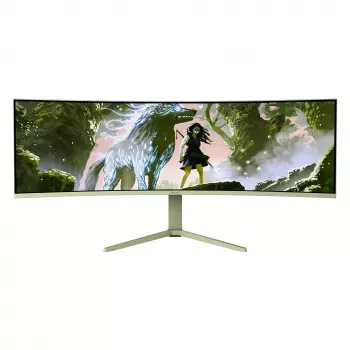 Izliekts datora monitors Arozzi Nova 49 collas (124,5 cm) Dual QHD 5120×1440 LED VA, 4 ms, zaļš